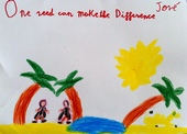 Kid’s Art of One Seed