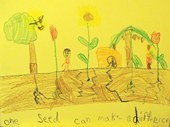 Kid’s Art of One Seed
