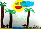 Kid’s Art of One Seed