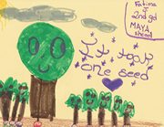 Kid’s Art of One Seed