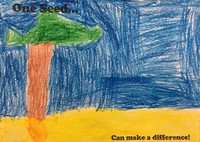 Kid’s Art of One Seed